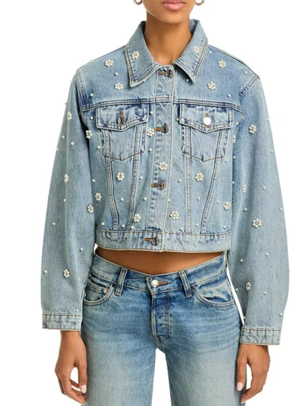 Steve Madden Embellished Blu Jacket NWT sz M